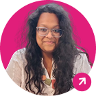 Image of a women wearing spectacles.